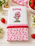 Strawberry Baby Burp Cloth