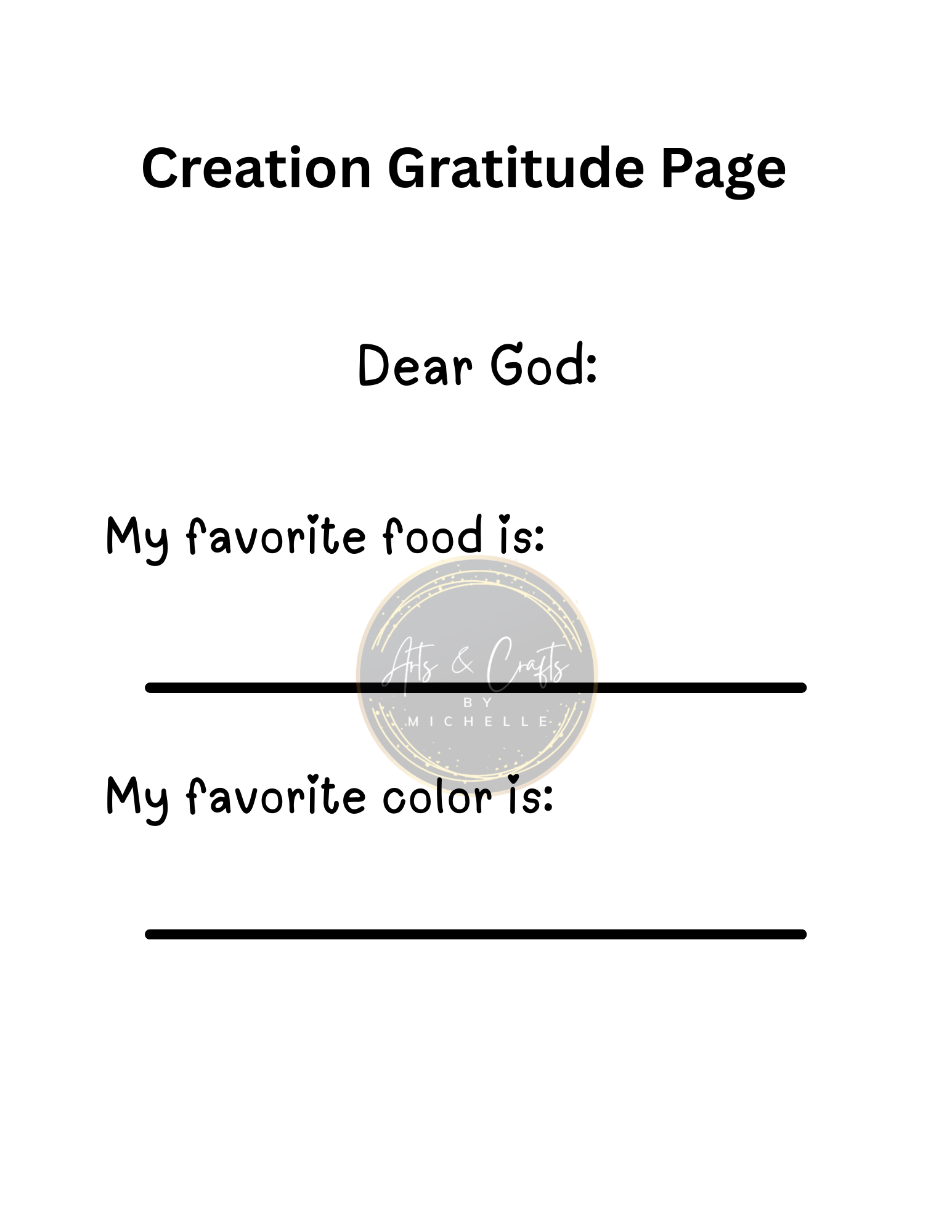 In The Beginning: The Creation of God