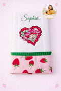 Strawberries Baby Burp Cloth