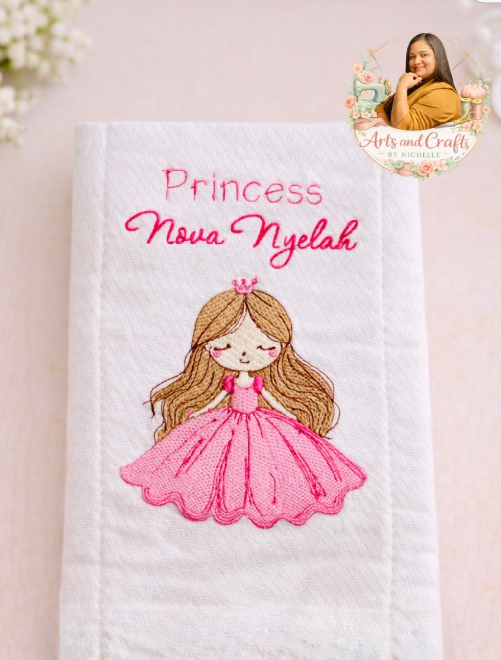 SPECIAL PRE-ORDER LISTING - Burp Cloths Embroidered Only (No fabric sew)
