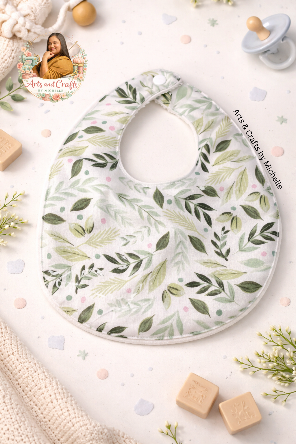 2 pc Koala Baby Gift Set – Bib & Burp Cloth| Personalized Baby Gift