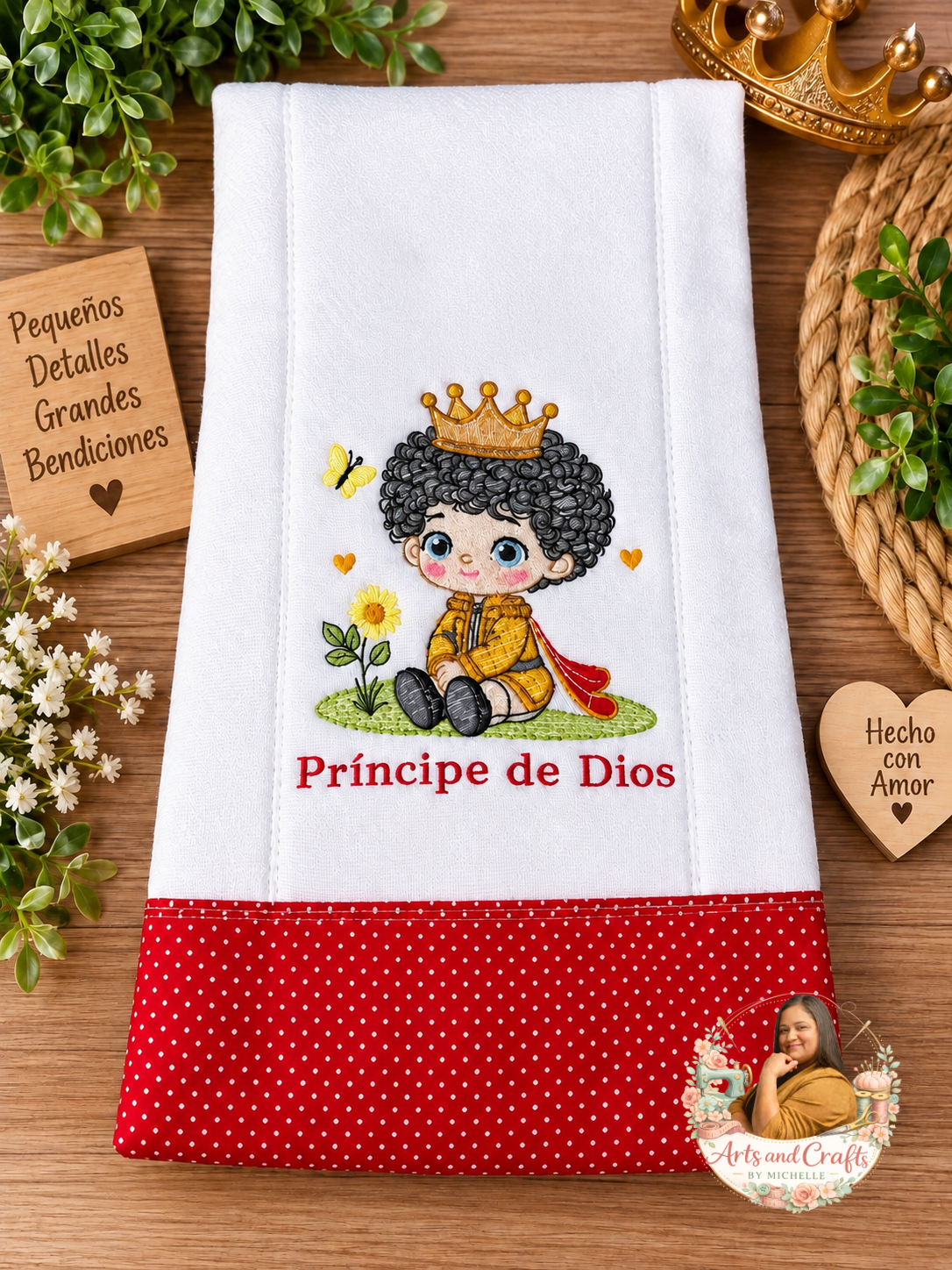 Prince Baby Burp Cloth