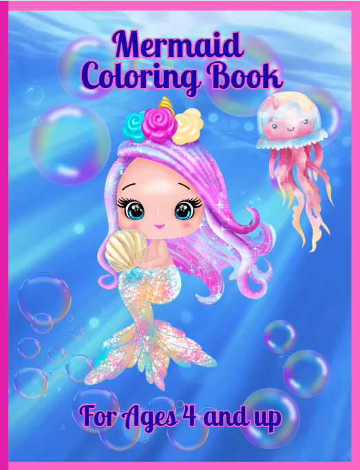 Mermaid Coloring Book