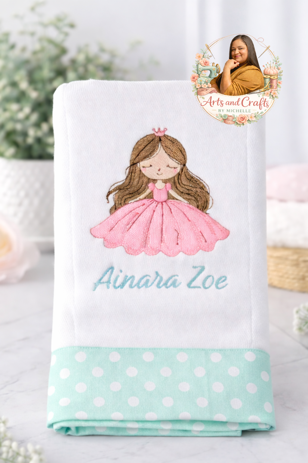 Princess Baby Burp Cloths – Soft, Absorbent & Essential for Everyday Use