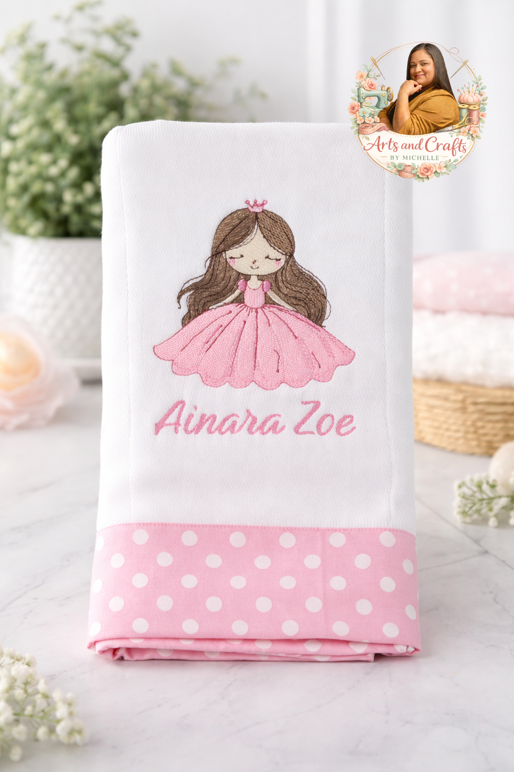 Princess Baby Burp Cloths – Soft, Absorbent & Essential for Everyday Use