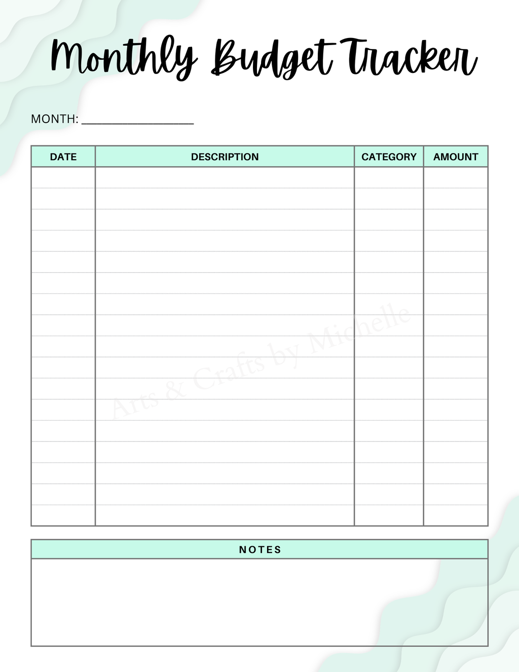 Editable Order Forms Template, Small Business Planner (Canva Template, US Letter Size)