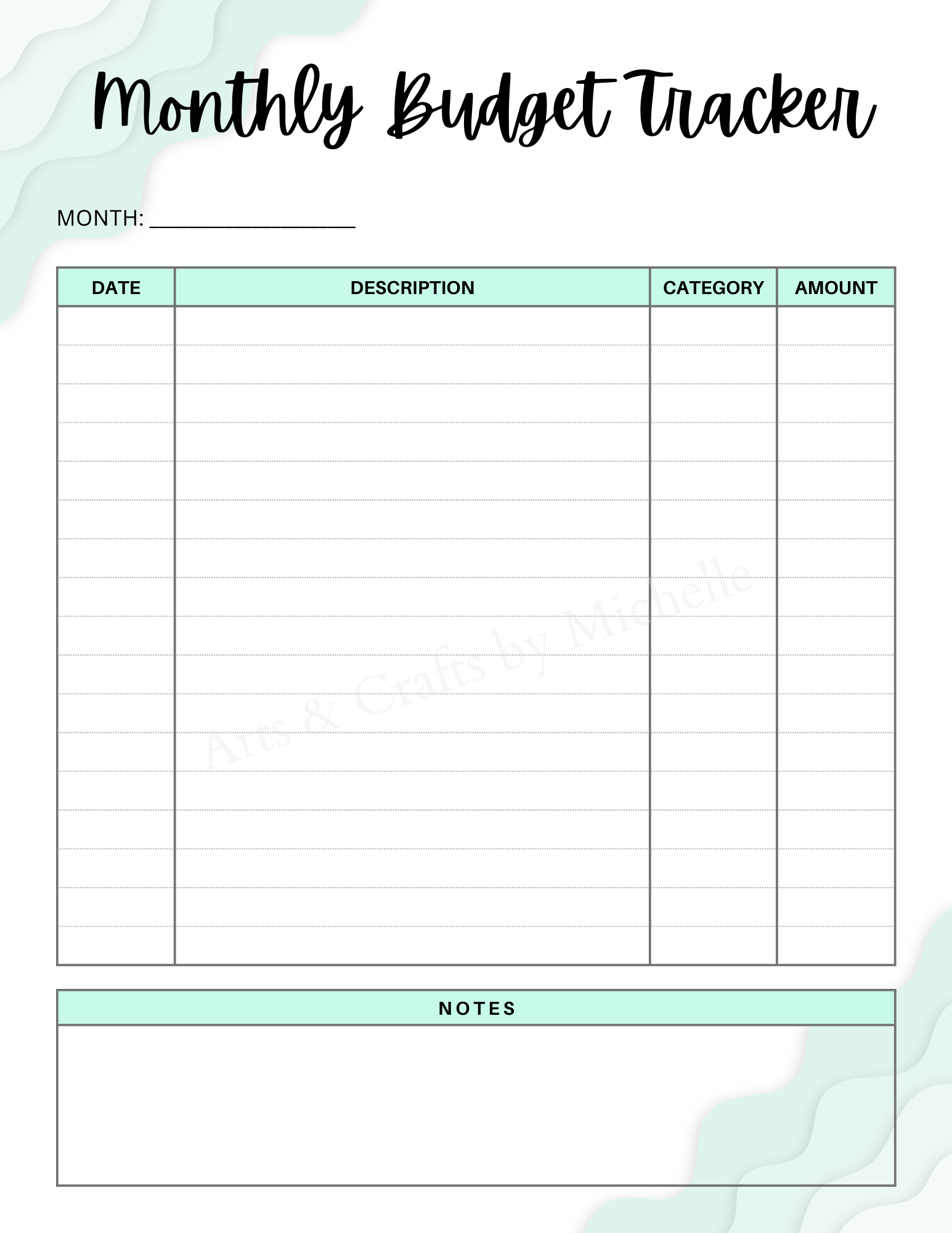 Editable Order Forms Template, Small Business Planner (Canva Template, US Letter Size)